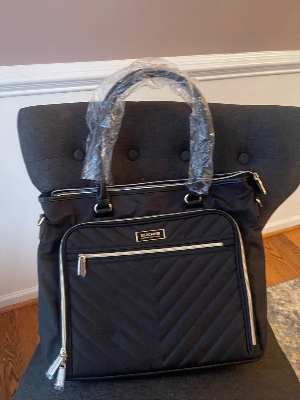 Kenneth Cole Reaction Chelsea Chevron Tote Bag | laptop and tablet pocket